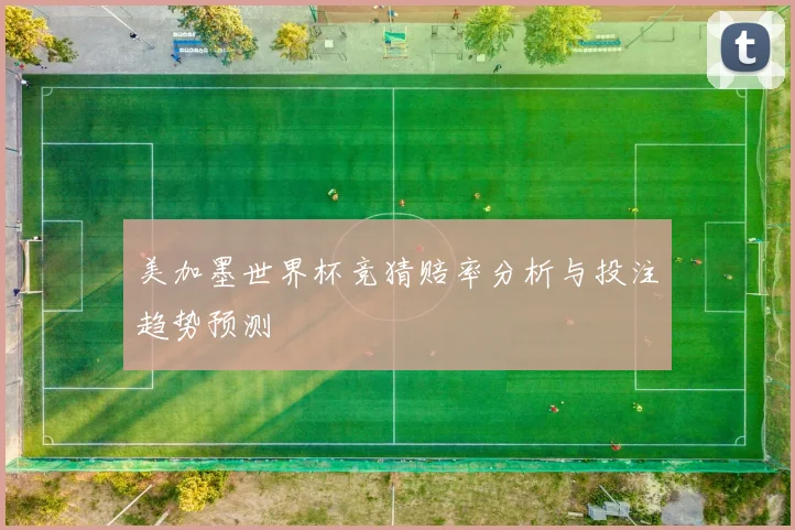 美加墨世界杯竞猜赔率分析与投注趋势预测